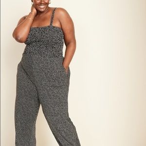 Old Navy Smocked Cami Jersey Jumpsuit